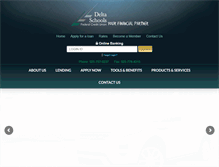 Tablet Screenshot of deltaschoolsfcu.org